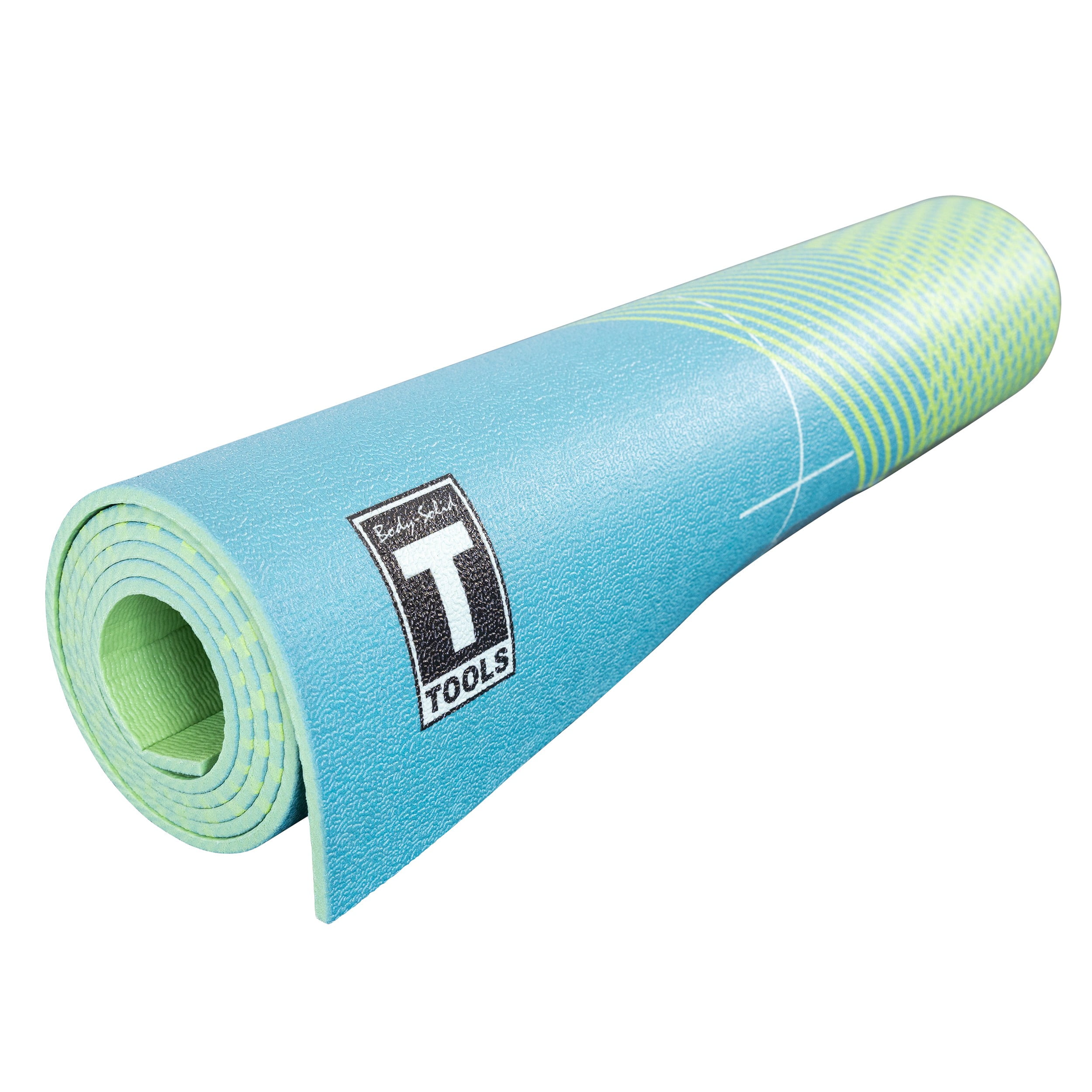 Body Solid Tools BSTYM10 - Premium Yoga Mat, 6mm, Green