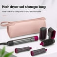 thumbnail image 2 of Hair Dryer Storage Bag High Capacity Waterproof Portable Faux Leather Hair Curler Organizer for Dyson, 2 of 8