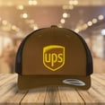 thumbnail image 4 of United Parcel Service Official Style Color Patch Adjustable snap Baseball Cap Hat Brown, 4 of 9