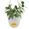 thumbnail image 2 of Set of 6 Sun Beams Pattern On Hanging Planter, 2 of 3