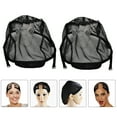 thumbnail image 3 of KAKOWELY 2 Pcs Capuchons en Maille pour Perruque Capuchons en Filet pour Perruque Couvre-Tête en Filet pour Cheveux pour Fabrication de Perruques,10.24"X5.91"X0.2", 3 of 5