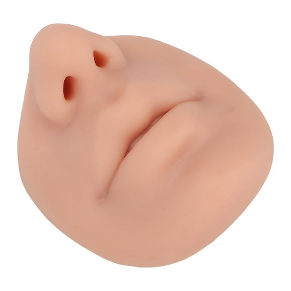 Silicone Nose Model, Silicone  Model Washable Stretchy  For School For Teacher Light Skin,Medium Beige,Dark Skin