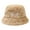 Khaki, variant on Hats Bucket Hats For Woman Women's Thickened Warm Furry Basin Hat For Outdoor In Autumn And Winter Street Fashion MOM Fisherman Hat