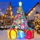 thumbnail image 3 of Árbol inflable de Navidad GOOSH para decoración exterior, 2,4 m, con luz, 3 of 6