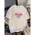 thumbnail image 1 of High-Quality Print Short-Sleeve Shirt in a Loose Fit, Made of Finely Combed Pure Cotton, Designed for Spring And Summer in American Style., 1 of 6