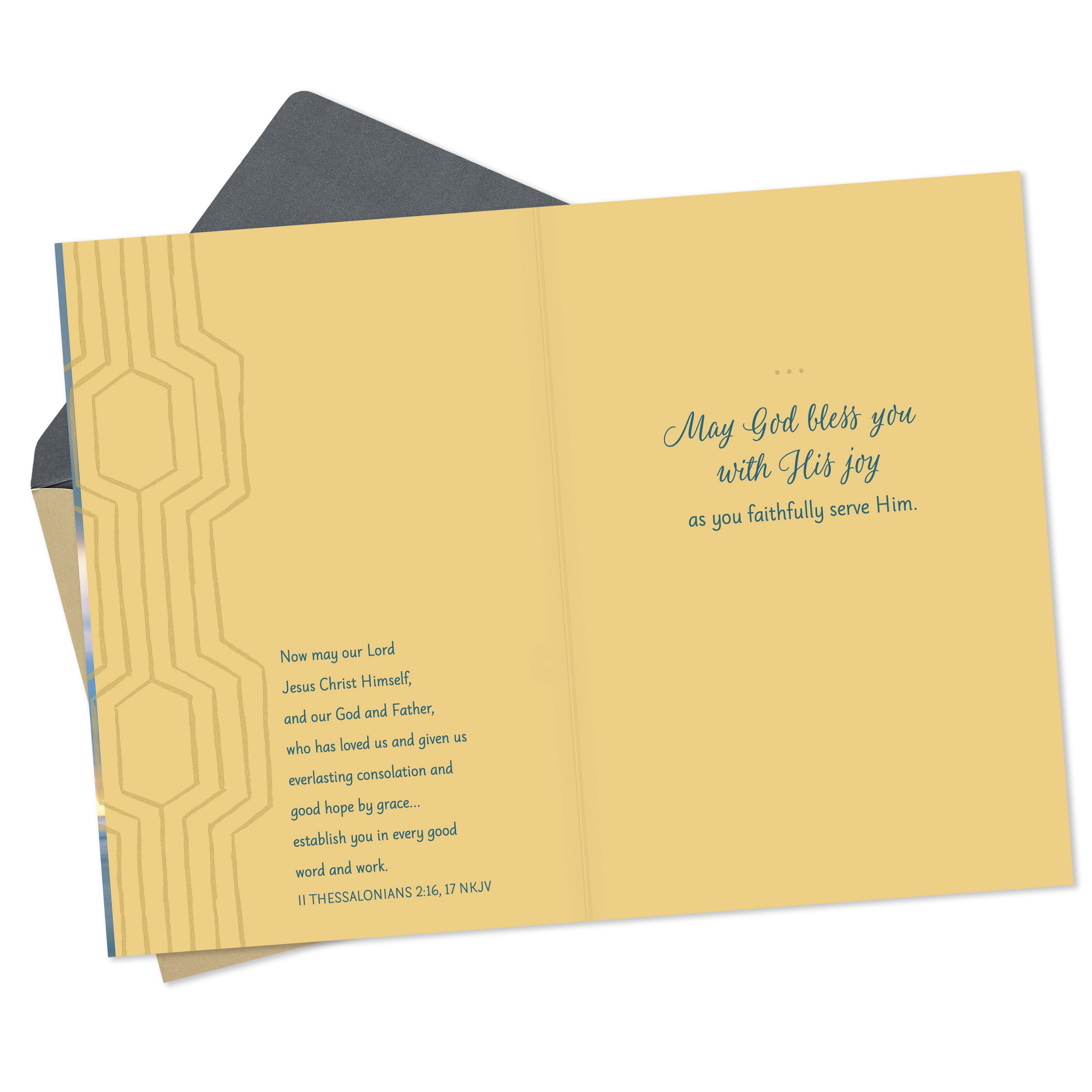 DaySpring Clergy Appreciation Card (Your Faithful Service to God), 1 Count