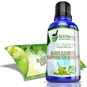 Liquid Calcarea Sulphurica 6x Natural Blood Cleanser Suppuration Remedy - Bestmade Natural Products