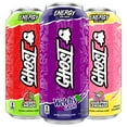 thumbnail image 3 of Ghost Energy Drink, Zero Sugar, Variety Pack, 16 Fluid Ounce (Pack of 15), 3 of 5