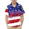 thumbnail image 2 of 2025 New Summer Graphic Tees Kids Trendy Lapels Short Sleeved Print Boys T Shirts Skin-Friendly Girls Short Sleeve Tops, 2 of 9