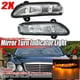 thumbnail image 3 of Luz de señal de giro para espejo retrovisor de puerta delantera LH + RH del coche para luz de señal de giro para espejo retrovisor, luz de borde de espejo inverso, 3 of 5