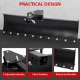 thumbnail image 2 of ATV/UTV 3-Position Blade,Scrape Blade, 5 Adjustable Angles, Universal Compatibility with 2" Receivers, Driveway Grader, Dirt Ground Leveler, Snow Plow Kit, 2 of 8