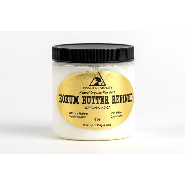 Beurre de Kokum Raffiné Biologique Naturel Cru prime Frais 100 % Pur 8 oz