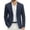 Blue-violet, variant on COOFANDY Mens Plaid Blazer Casual Sports Coat Stylish Sports Jackets Notch Lapel Knit Suit Jacket