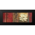 thumbnail image 2 of Pinto, Patricia 18x9 Black Modern Framed Museum Art Print Titled - Red Eclecticism with Water Lily, 2 of 5