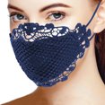 thumbnail image 4 of 3 piezas de encaje para mujer, protección lavable para la boca y la nariz, pañuelo transpirable elegante, máscara, pañuelo para el cuello Adepaton LL-1380-3, 4 of 4