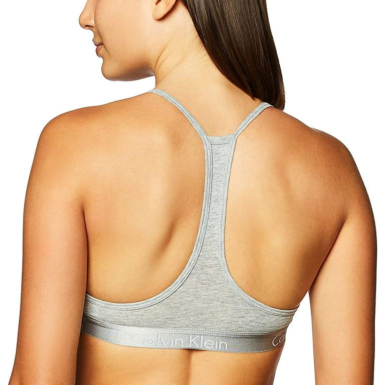 Calvin Klein Motive Cotton Lightly Lined Bralette at  Women's  Clothing store