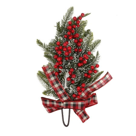 

Christmas Wreath Pendant Handcrafted Christmas Wreath For Wall Black Red