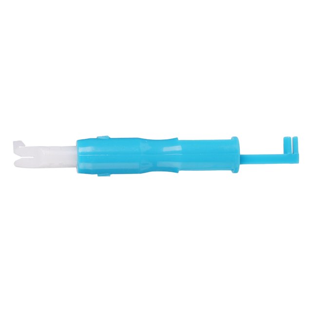 Needle Inserter, Lightweight Quick Needle Threader ABS Material For Garment Factory For Home Blue