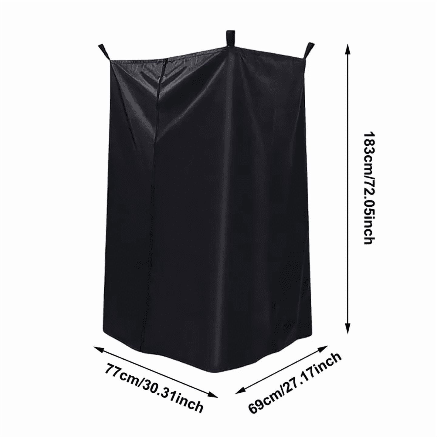 Heavy Duty Marine Privacy Curtain Portable Boat Changing Room Hanging Privacy Tent for Pontoon Yacht Outdoor Use