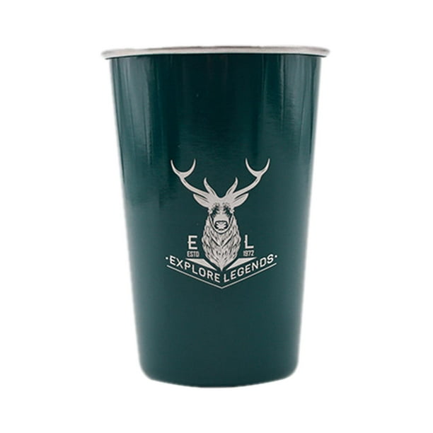 500ml Bebidas frías cerveza taza de acero inoxidable gárgaras taza para A SM SunniMix Jarra de cerveza para bebidas frías
