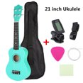 thumbnail image 1 of 21 Inch Beginner's Basswood Soprano Ukulele Kit with Carrying Bag + Tuner + Pick Adult Kids Study Musical Instrument Hobby, 1 of 9