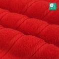 thumbnail image 4 of American Soft Linen Luxury 3 Piece Towel Set, 100% Cotton Turkish Towels for Bathroom, Red, 4 of 6