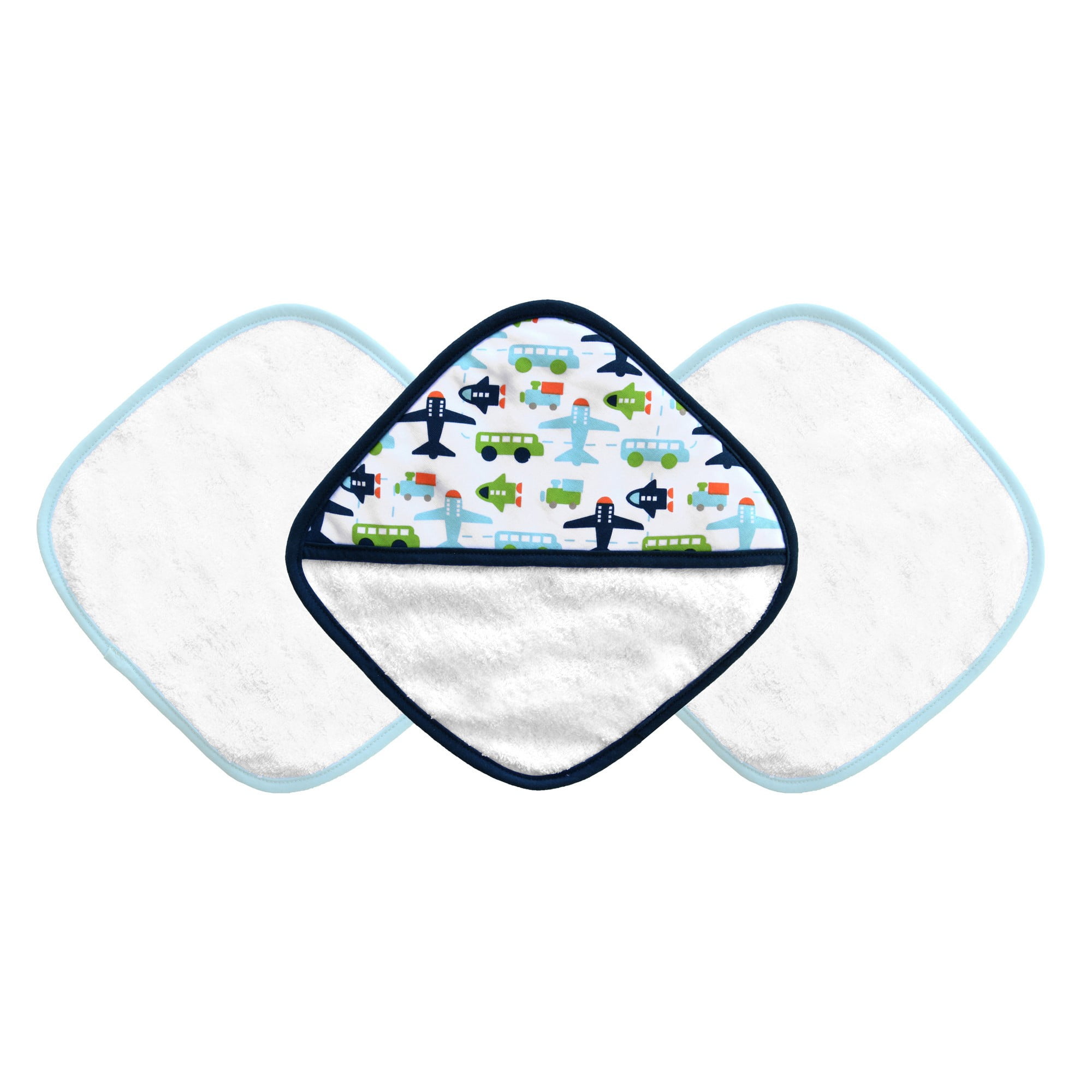 JJ COLE Washcloth Set - White Vroom