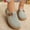 Green, variant on Women Shoes Womens Loafers Slip On Ballet Flats for Women Round Closed Toe Hollow Mesh Knit Flat Shoes Adjustable Buckle Strap Breathable Soft Thick Sole Comfort Walking Loafers Wide Width Large
