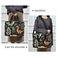 thumbnail image 6 of FORMRS 16" Laptop Bag Carrying Sleeve Case with Handle Travel Shoulder Briefcase, Gray Dinosaur, 6 of 8