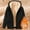 Black, variant on Voncos Fleece Jacket for Women Lightweight Hooded Plush Winter Coat Zipper Warm Sherpa Jacket Clearance