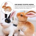 thumbnail image 4 of Interesting Stuffed Rabbit Adorable Stuffed Animal Comfortable Plush Toy Children Supply, 4 of 8