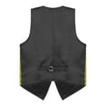 thumbnail image 6 of Haitryli Men's Glitter Sequins Waistcoat Sleeveless Vest Disco Party Club Wear Gold M, 6 of 7