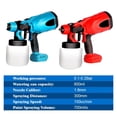 thumbnail image 2 of 800ML Cordless Electric Spray Gun Portable Household Disinfection Easy Adjustbale Knob Paint Sprayer For 18V Battery ,Precision Control, 2 of 6