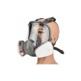 thumbnail image 4 of Máscara facial completa 16 en 1 Máscara facial completa de silicona de gran visión 1 cuerpo de máscara + 2 cartuchos de filtro 3 + 2 tapas de filtro + 10 almohadillas de filtro + 1 bolsa de almacenamiento, 4 of 5