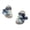 Gray, variant on Women EVA Clog Sandals Floral Decoration Adjustable Strap Breathable Slip Resistant Casual Garden Shoes