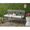 thumbnail image 2 of Safavieh Montclair Indoor/Outdoor Modern Acacia Bench with Cushion, 2 of 7