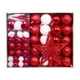 thumbnail image 1 of Adornos de bolas de Navidad Decoraciones para árboles de Navidad Adornos para árboles para festivales Rojo y blanco, 1 of 9