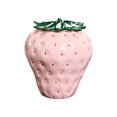 thumbnail image 2 of Storage rack Strawberry Shaped Jar With Lid Cute Strawberry Ceramic Jar Creative Strawberry Shaped Canister Strawberry Candy Jar Strawberry Cookie Jar For Tea Coffee Candy Cookie, 2 of 4