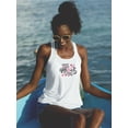 thumbnail image 2 of Mothers Day Noir Pink Racerback Tank Women -Image by Shutterstock, Female x-Small, 2 of 4