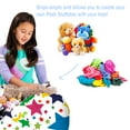 thumbnail image 2 of Posh Creations Bean Bag Stuffable Cover Only,Seat,Canvas,Kids,2 ft, Multicolor Stars,White, 2 of 3
