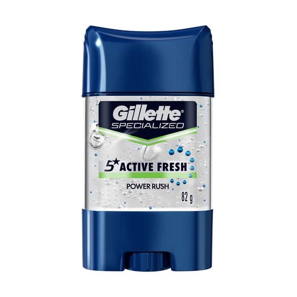 Antitranspirante Gel Invisible Gillette Specialized Active Fresh Power Rush 82 g