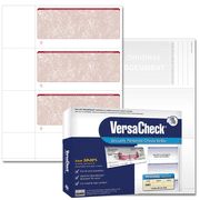 VersaCheck Personal Checks - Burgundy Classic - 250 Sheets, 750 checks Form 3001