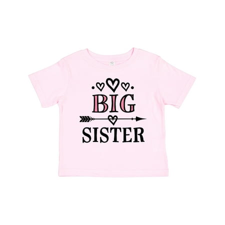 

Inktastic Big Sister Announcement Gift Toddler Toddler Girl T-Shirt