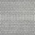 thumbnail image 2 of JONATHAN Y SANTA MONICA 4' Square Area Rug, Ourika Moroccan Geometric Textured Weave - Light Gray/Black, SMB108E-4SQ, 2 of 4