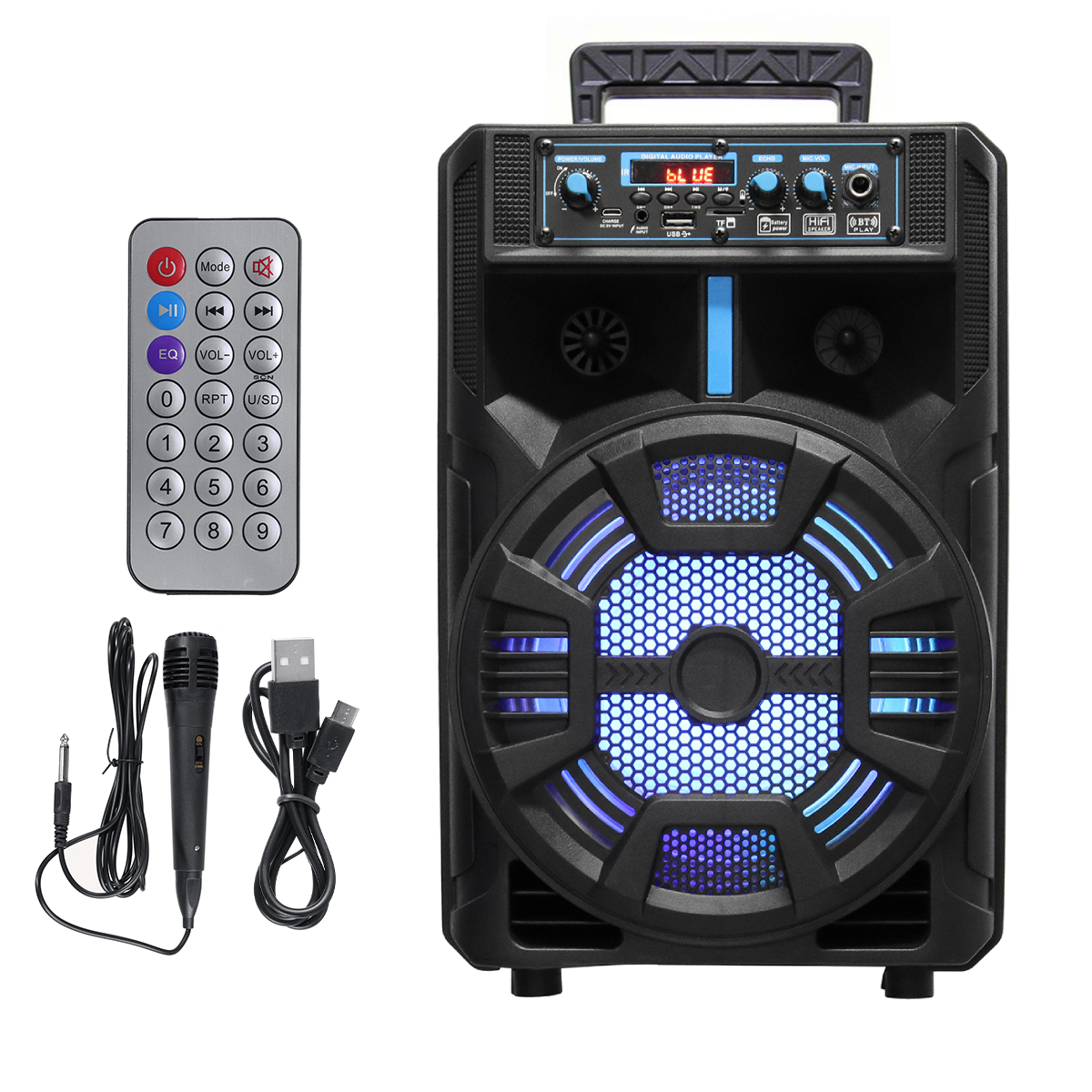 SonicBass LED Jobsite Speaker 