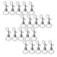 thumbnail image 3 of 40 piezas de cerraduras giratorias de metal con cordón giratorio para , dividido Baoblaze Llavero broche de langosta, 3 of 8