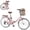 Pink, variant on Bstjewey 26 Inch Cruiser Bike for Women