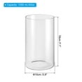 thumbnail image 2 of Uxcell 7.1"x3.9" Clear Glass Cylinder Vase Tabletop Flowers Vase Floating Candle Holder Vase, 2 of 6