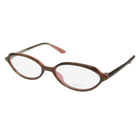 New Oliver Peoples Larue Womens/Ladies Designer Full-Rim Brown Simple Classic Shape Hip Frame Demo Lenses 49-16-135 Eyeglasses/Eyewear