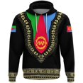 thumbnail image 3 of Sudadera con capucha con el emblema nacional de Eritrea y la bandera de África para hombre, ropa informal, sudadera deportiva, 3 of 5